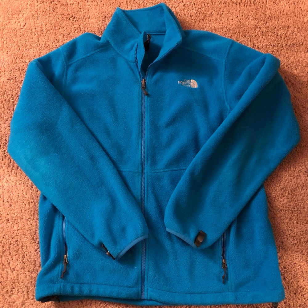 North face zip up sweater